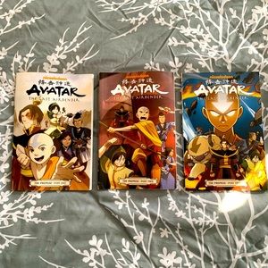Avatar air bender the promise set books 1,2,3
